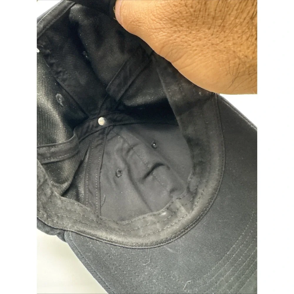 OVO October's Very Own Small Owl Logo Strapback Hat Black Gold